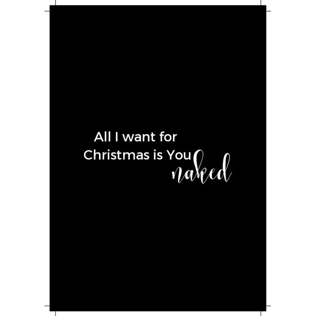 All I want for Christmas is You... | kort - 1 st - Julkort - KORT