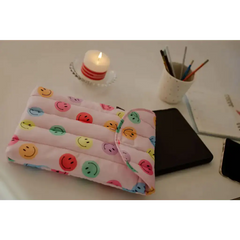 Laptop Case - Smile - emoji, hymiö, KIVAA JA KAUNISTA,