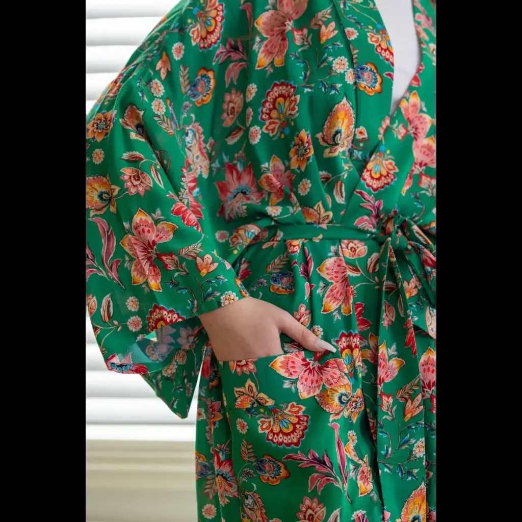 Lempi Green India kimono - KIVAA JA KAUNISTA, Kylpytakit,