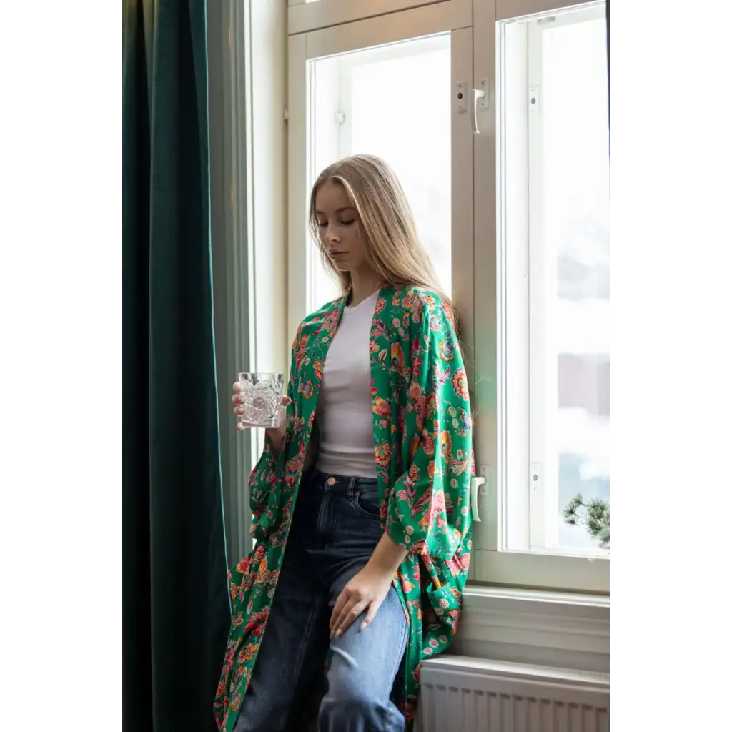 Lempi Green India kimono - KIVAA JA KAUNISTA, Kylpytakit,