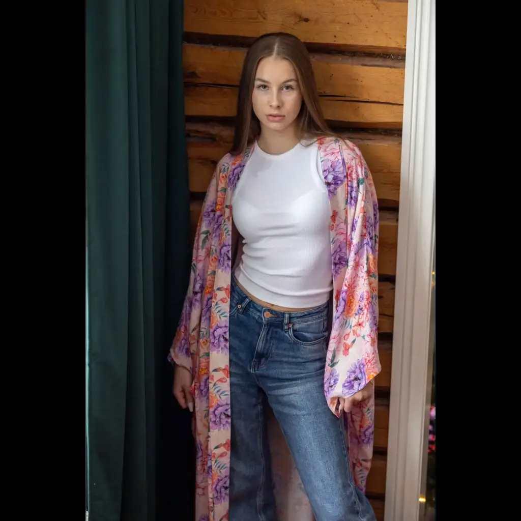 Lempi Pastel flower kimono - KIVAA JA KAUNISTA, Kylpytakit,