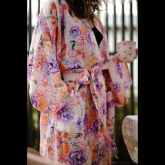 Lempi Pastel flower kimono - KIVAA JA KAUNISTA, Kylpytakit,