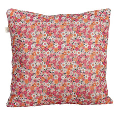 Lempi Pink Flower tyyny - Tikattu tyynyliina | 45x45 cm -