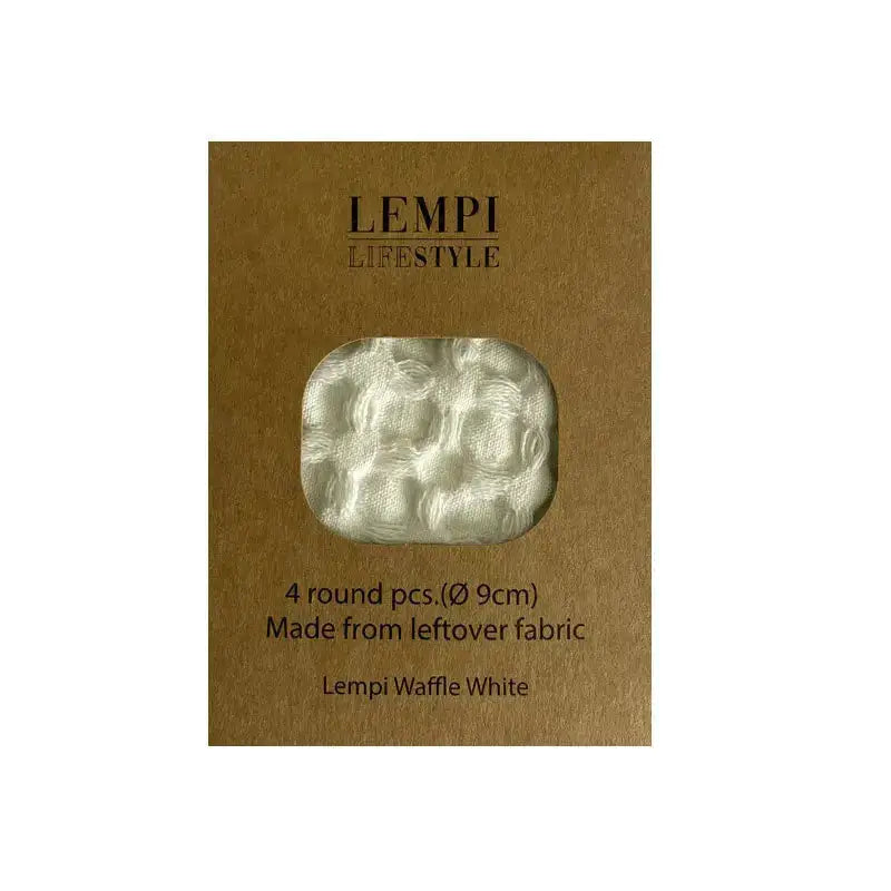 Lempi Waffle Make-up Pads - Valkoinen | Alennetut tuotteet,